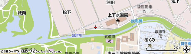 愛知県豊橋市牛川町（森下）周辺の地図