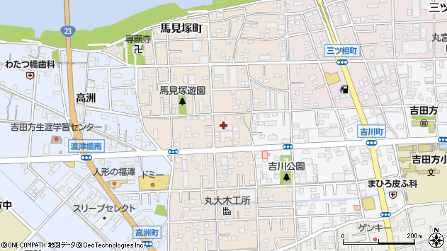 〒441-8007 愛知県豊橋市馬見塚町の地図
