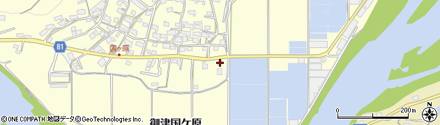 岡山県岡山市北区御津国ケ原374周辺の地図