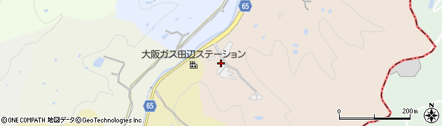 京都府京田辺市水取寺ケ谷周辺の地図