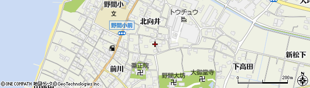 愛知県美浜町（知多郡）野間周辺の地図