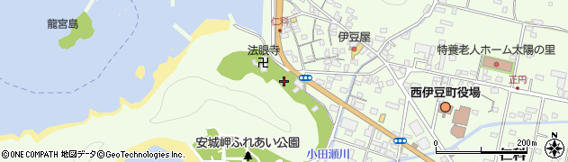静岡県賀茂郡西伊豆町仁科858周辺の地図