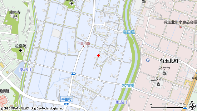 〒431-3124 静岡県浜松市中央区半田町の地図