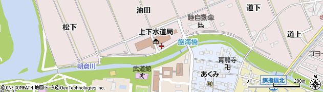 愛知県豊橋市牛川町下モ田周辺の地図
