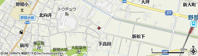 愛知県知多郡美浜町野間東畠ケ16周辺の地図