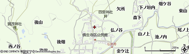 京都府木津川市加茂町例幣松ケ辻19周辺の地図