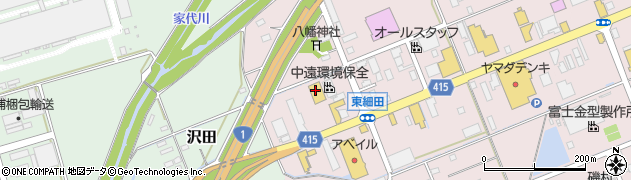 ジーユー掛川店周辺の地図