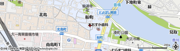 愛知県豊橋市船町191周辺の地図
