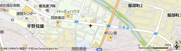 お好み焼きは ここやねん 伊賀上野店周辺の地図