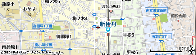 阪急美容室・ハロー周辺の地図