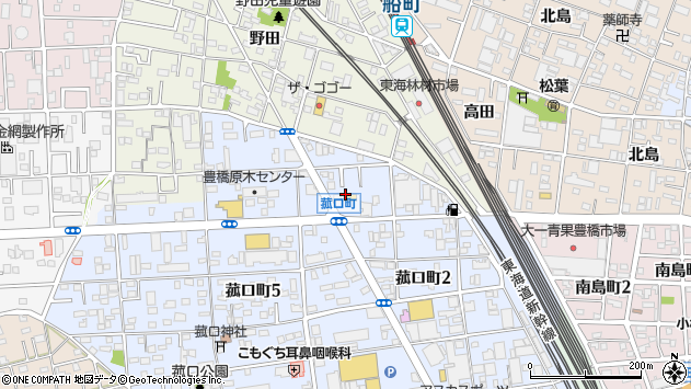 〒441-8011 愛知県豊橋市菰口町の地図