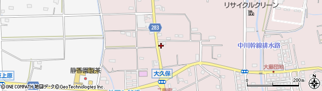 静岡県磐田市大久保309周辺の地図