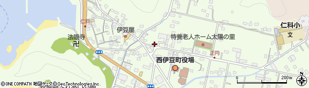 静岡県賀茂郡西伊豆町仁科1100周辺の地図