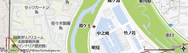 兵庫県伊丹市口酒井（淵ケ上）周辺の地図