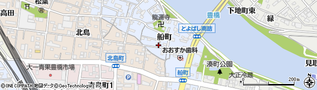 愛知県豊橋市船町193周辺の地図