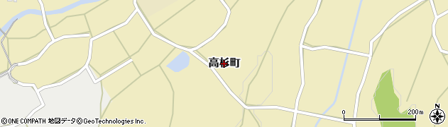 広島県三次市高杉町周辺の地図