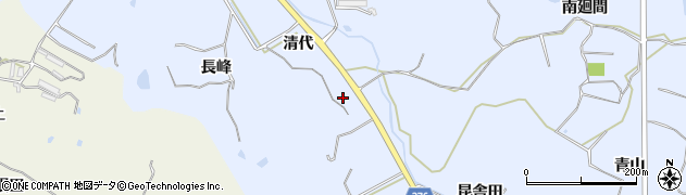 愛知県美浜町（知多郡）奥田（大ス谷）周辺の地図