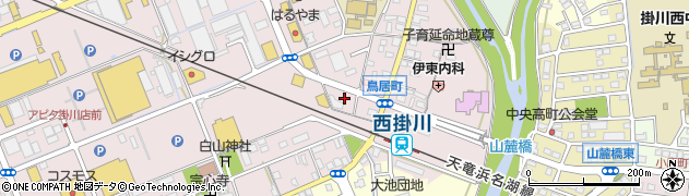 スターバックスコーヒー掛川大池店周辺の地図
