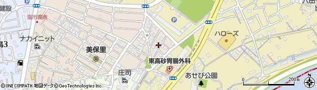 兵庫県高砂市美保里2周辺の地図
