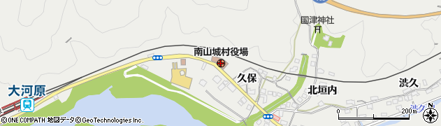 京都府南山城村（相楽郡）周辺の地図
