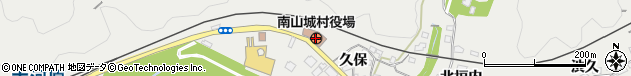 京都府相楽郡南山城村周辺の地図