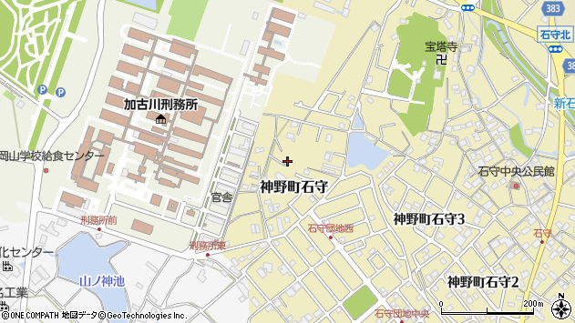 〒675-0005 兵庫県加古川市神野町石守の地図