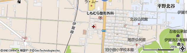 伊賀北部農協小田ふれあい店周辺の地図