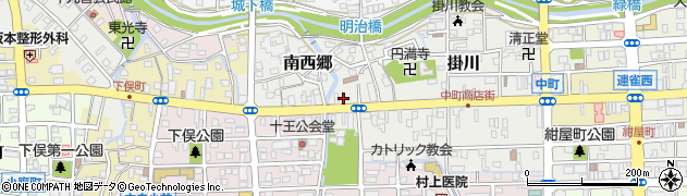 有限会社久保田硝子店周辺の地図