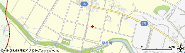 兵庫県稲美町（加古郡）下草谷周辺の地図