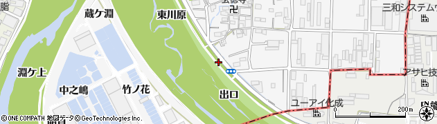 兵庫県伊丹市口酒井（樋ノ下）周辺の地図