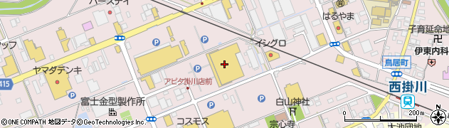 かつさと MEGAドン・キホーテUNY掛川店周辺の地図