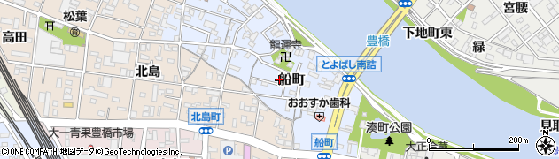 愛知県豊橋市船町198周辺の地図