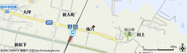 愛知県美浜町（知多郡）野間（権六）周辺の地図
