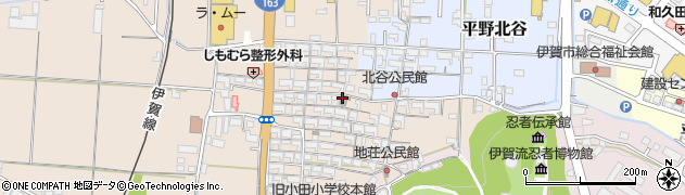 第二区公民館周辺の地図
