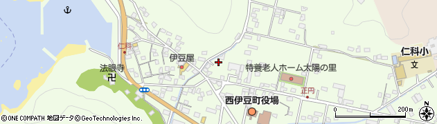 静岡県賀茂郡西伊豆町仁科周辺の地図