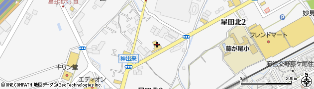 トヨタビスタ新大阪株式会社　交野マイカーセンター周辺の地図
