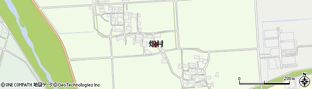 三重県伊賀市畑村周辺の地図