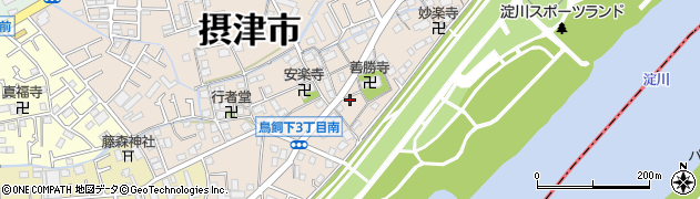 大阪府摂津市鳥飼下2丁目25周辺の地図