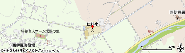 静岡県賀茂郡西伊豆町仁科184周辺の地図