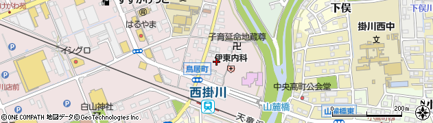 静岡県掛川市大池1007周辺の地図