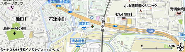 セブンイレブン寝屋川音羽町店周辺の地図