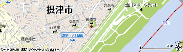 大阪府摂津市鳥飼下2丁目24周辺の地図