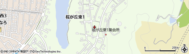岡山県赤磐市桜が丘東1丁目周辺の地図