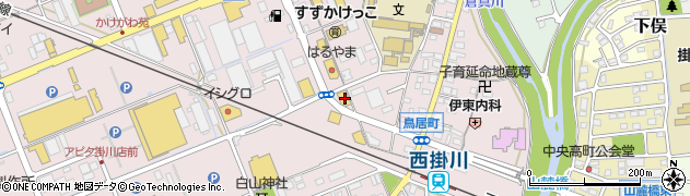 静岡県掛川市大池2998周辺の地図