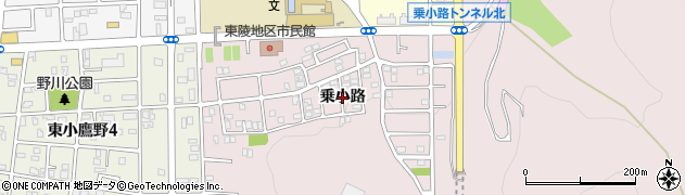 愛知県豊橋市牛川町（乗小路）周辺の地図