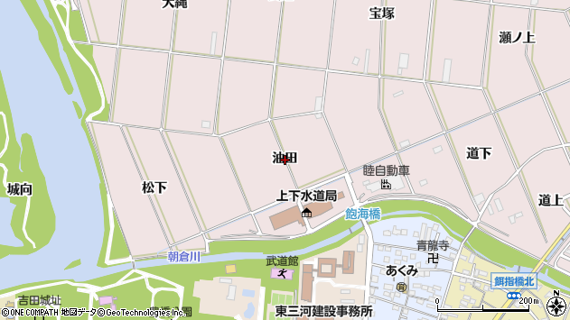 〒440-0016 愛知県豊橋市牛川町（その他）の地図