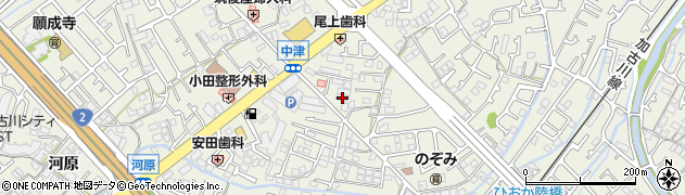 兵庫県加古川市加古川町中津564周辺の地図