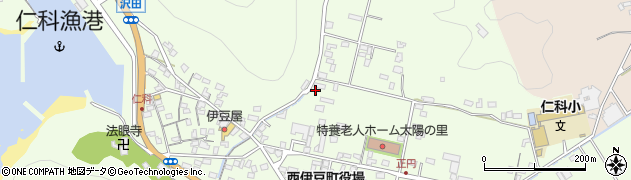 静岡県賀茂郡西伊豆町仁科1185周辺の地図