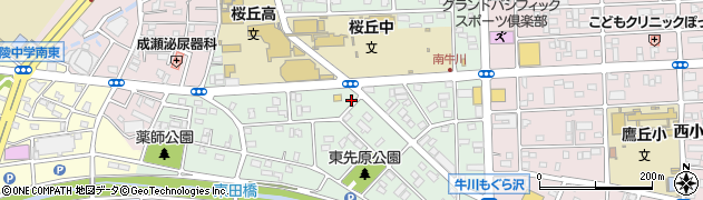 愛知県豊橋市南牛川周辺の地図