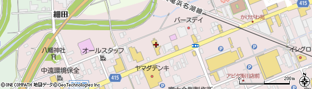 静岡トヨタ　掛川店周辺の地図